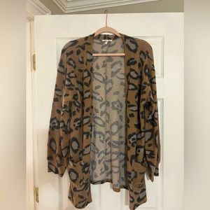 Maurices Leopard Cardigan